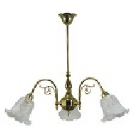 Lighting Inspiration-Victoriana 3/LT Rod Pendant Light - Brass